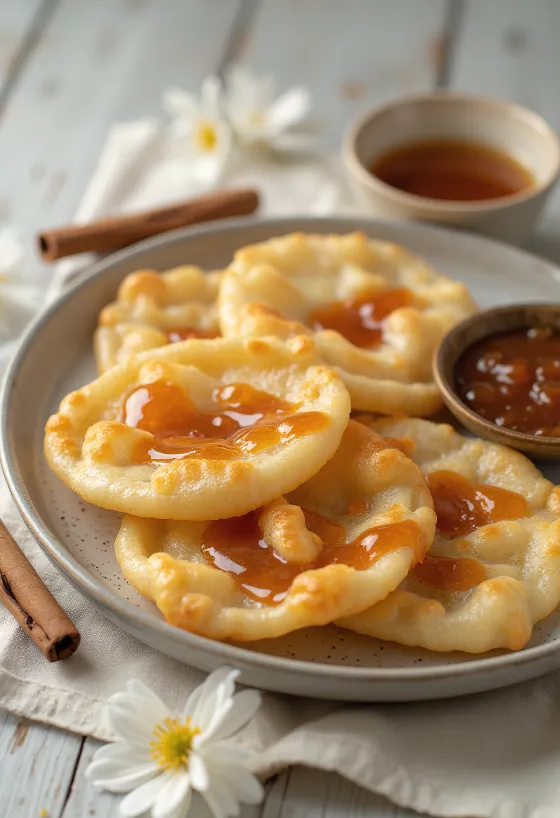 Luchi tálalva, édes tamarind szósszal