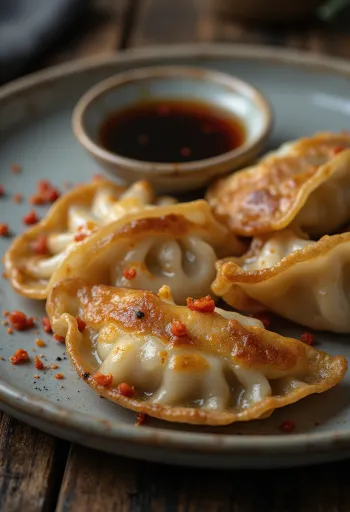 Gyoza chili olajjal – aranybarnára sült japán gombócok csípős olajjal meglocsolva
