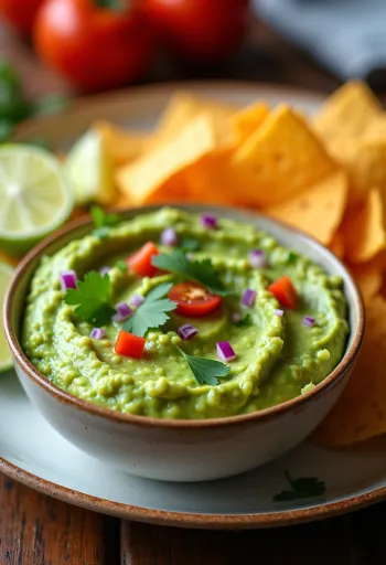 Keto guacamole avokádókrém tálalva