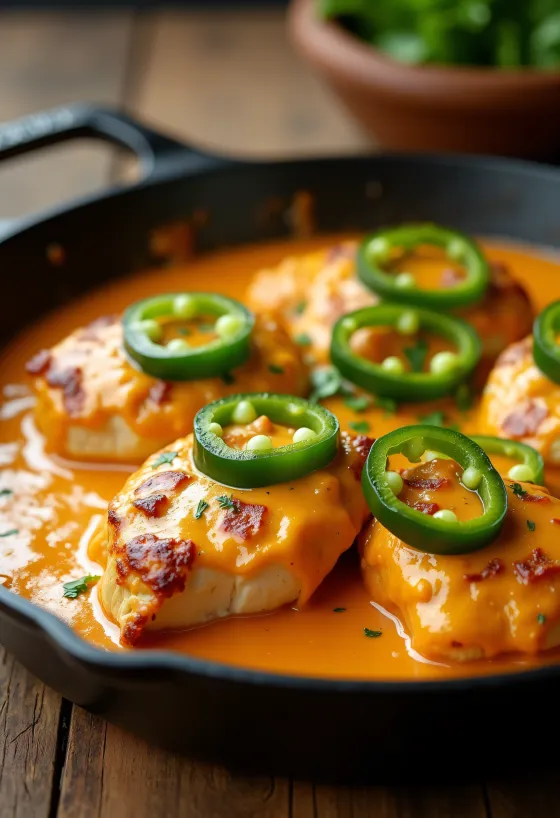 Jalapenos csirke