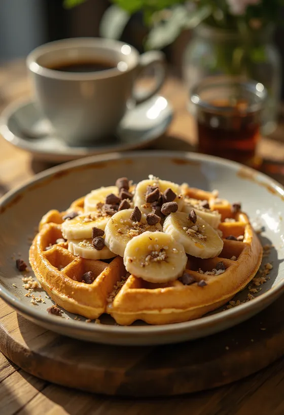 Dél-amerikai gofri dulce de leche-vel és kókusszal