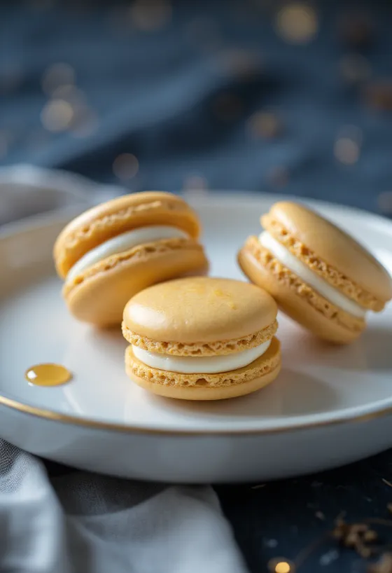 Mézes macaron