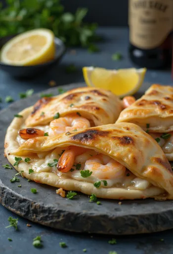 Frissen sült Rákos Calzone