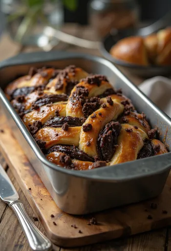 Frissen sült csokoládés babka kalács