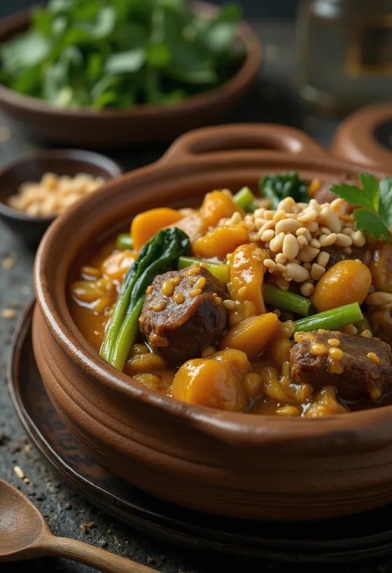 Kare-Kare tálalva