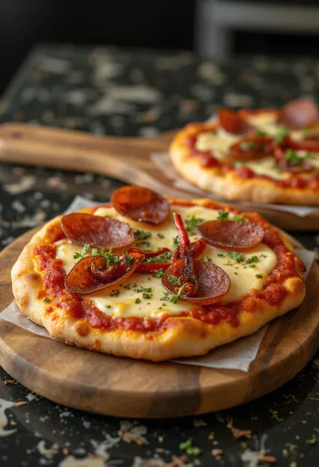 Diavola pizza gorgonzolával és chilivel