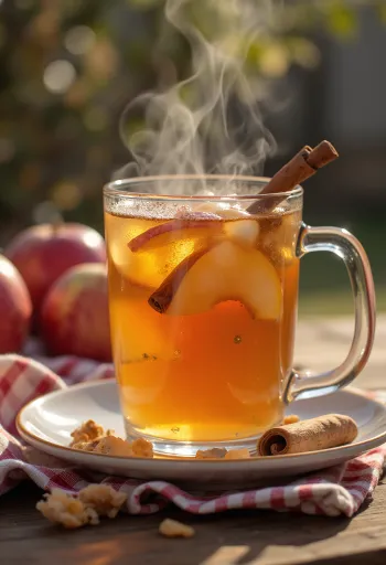 Gyömbéres cider bögrében