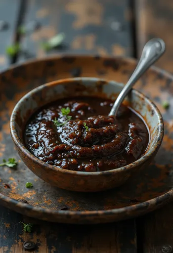 Indiai tamarind chutney tálalva