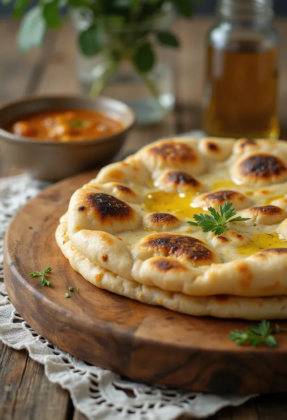 Vegán naan, puha és ínycsiklandó indiai kenyér