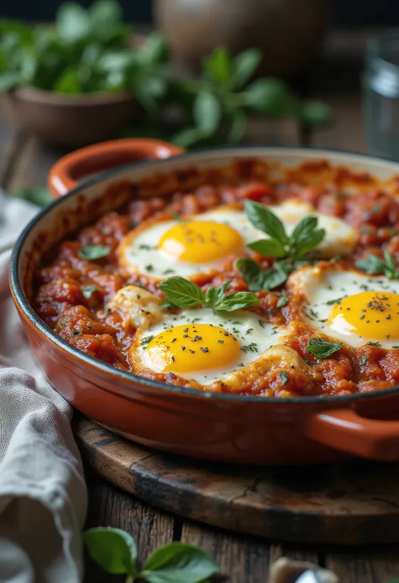 Parmigiana klasszikus padlizsánnal, paradicsomszószos, sajttal sült olasz rakott étel