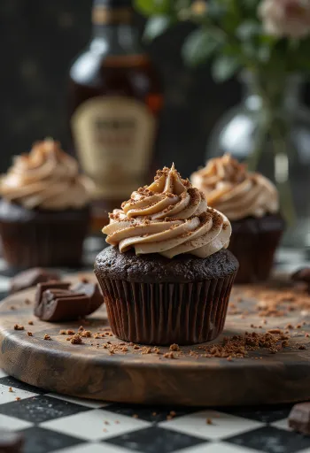 Rumos cupcake tálalva