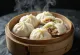 Frissen gőzölt kínai baozi töltött gombóc