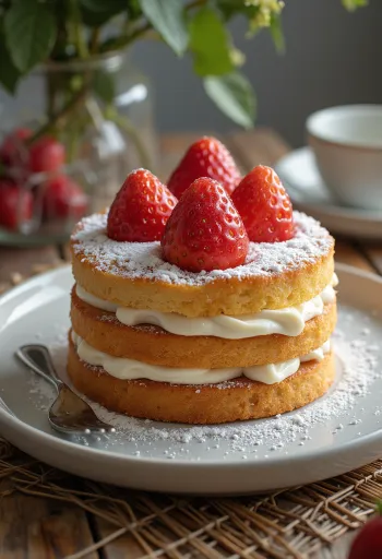 Epres torta tálalva egy tányéron