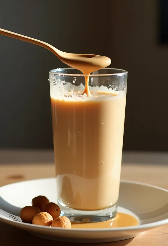 Mogyoróvajas fehérje shake