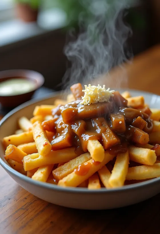 Keto Poutine zellerhasábokkal