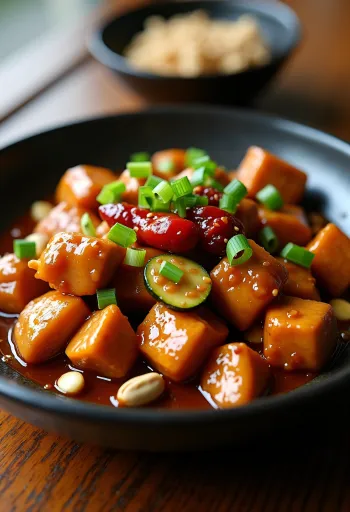 Keto kung pao csirke mogyoróval