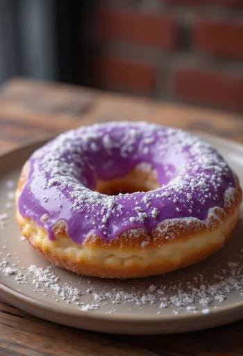 Poi Doughnut fánkok porcukorral meghintve