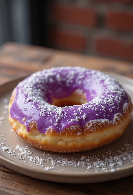 Poi Doughnut fánkok porcukorral meghintve