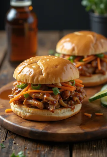 Pulled pork bao buci tálalva