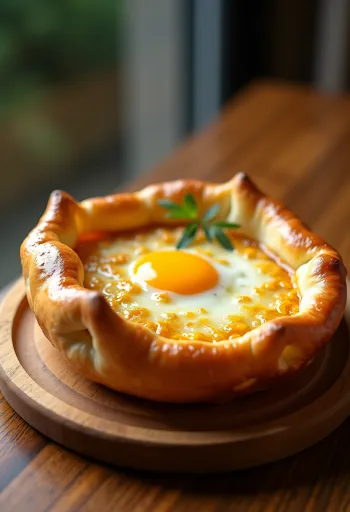 Keto grúz sajtos khachapuri