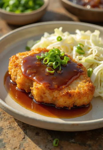 Miso Katsu, ropogós panírozott sertésborda miso szósszal