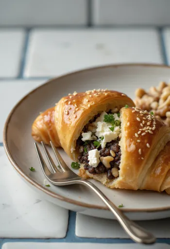 Vadrizses croissant tálalva