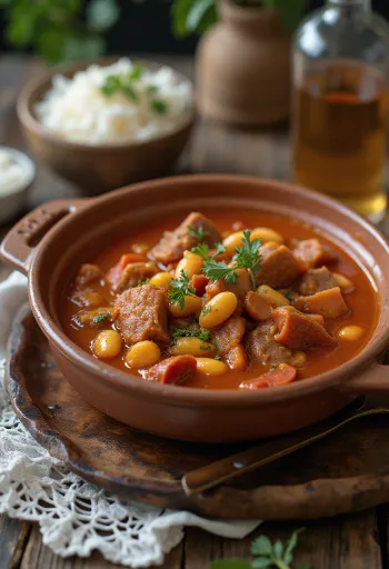 Callos pimentónnal, gazdag spanyol pörkölt marhahússal és kolbásszal