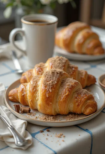 Fahéjas croissant frissen sütve