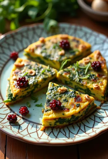 Keto iráni fűszeres gyógynövényes omlett (Kuku Sabzi)