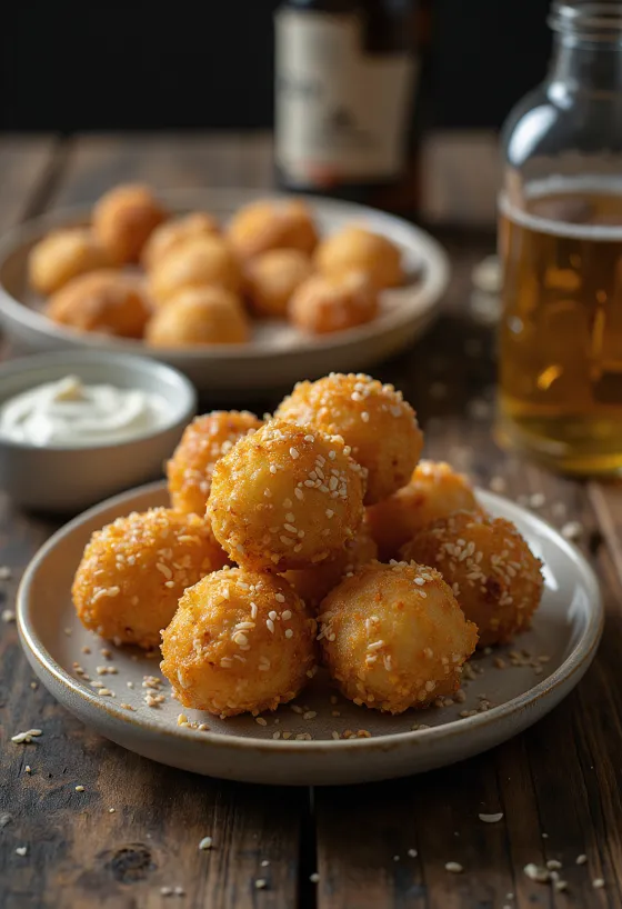 Szezámmagos korokke, koreai ropogós étel szezámmal