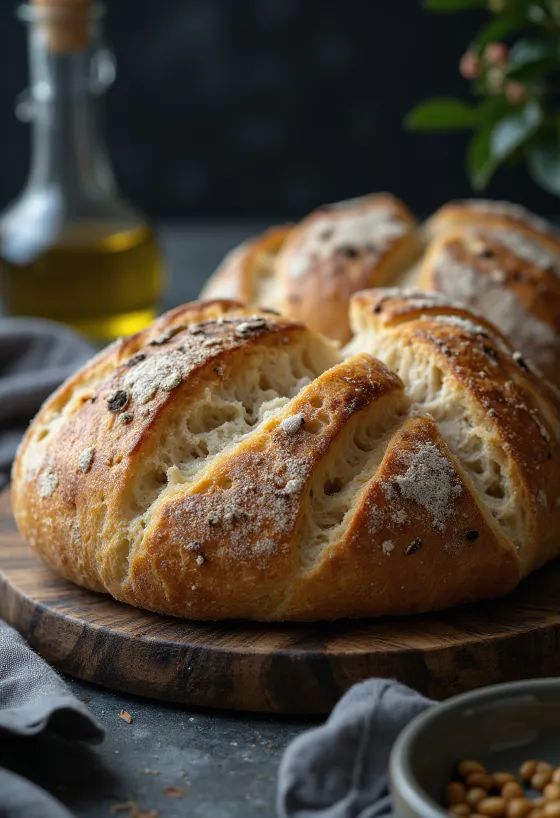 Frissen sült ciabatta buci