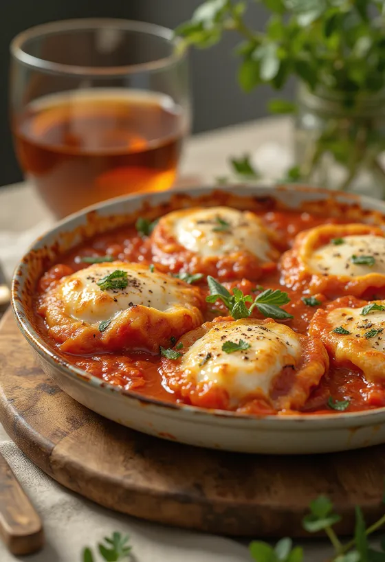 Parmigiana Paradicsomszósszal