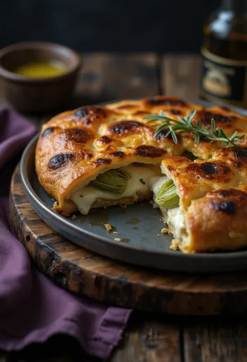 Articsókás calzone aranybarnára sütve