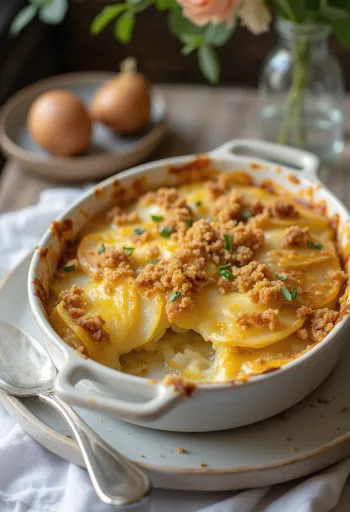 Haggis rakott krumpliban, rétegezett burgonyás és haggis töltelékkel, sült aranybarna sajttal