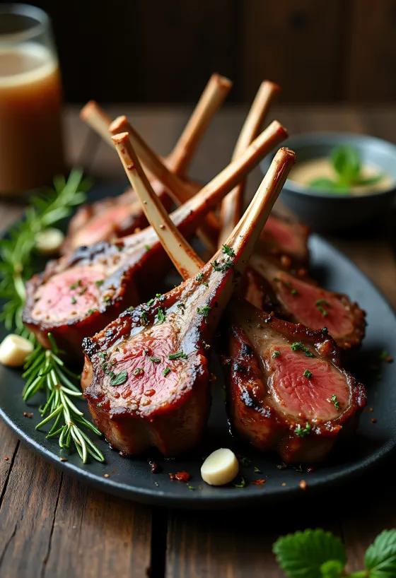 Keto grillezett bárányborda