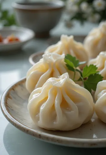 Szezámmagos Zongzi, kínai étel ragadós rizsből és szezámmag pasztából