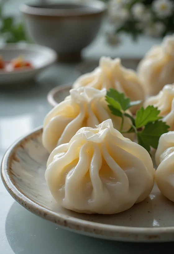 Szezámmagos Zongzi, kínai étel ragadós rizsből és szezámmag pasztából