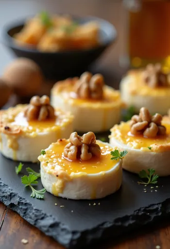 Brie sajtos diós falatok