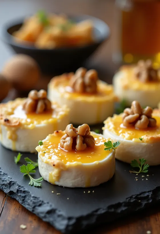 Brie sajtos diós falatok