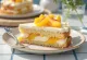 Barackos mascarpone torta tálalva