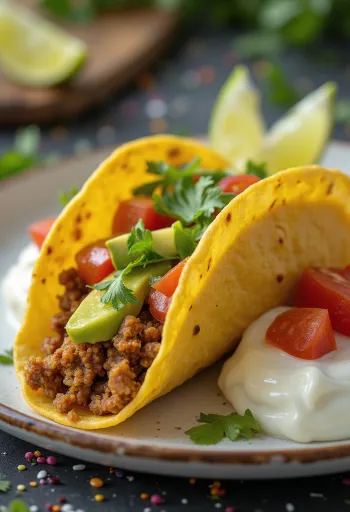 Gluténmentes taco tálalva