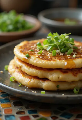 Miso pancake tálalva