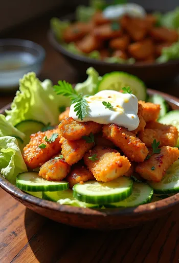 Keto libanoni csirke shawarma tál