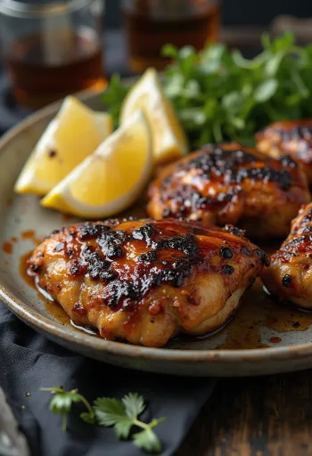 Füstölt BBQ csirkecomb ropogós bőrrel