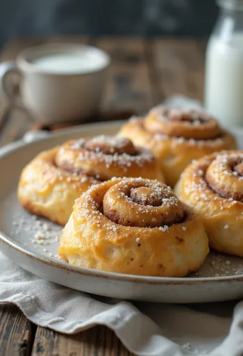 Vegán kanelbulle, fahéjas csiga növényi alapanyagokkal készítve