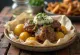 Lamb Kleftiko, görög lassan sült bárányhús zöldségekkel