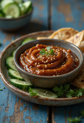 Thaiföldi tamarind dipp tálalva