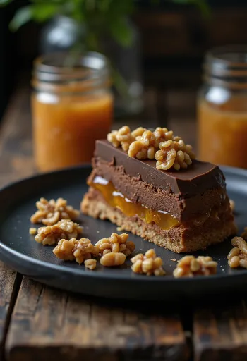 Zserbó mousse torta elegáns tálalásban