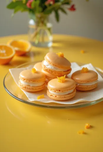 Narancslikőrös macaron