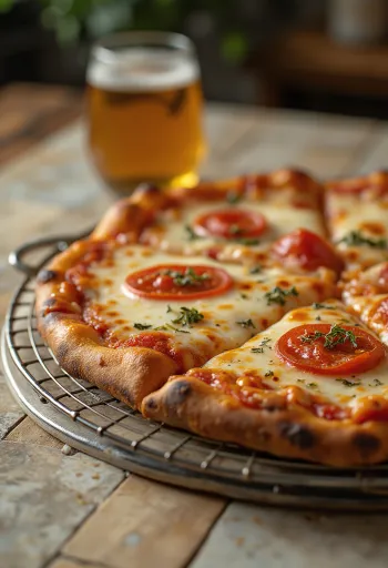 New York Style Pizza vékony tésztával és nagy szeletekkel